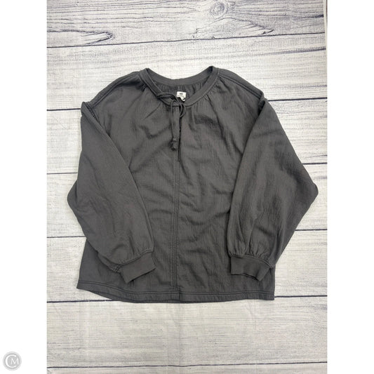 Sweatshirt Crewneck By Aerie In Grey, Size: L