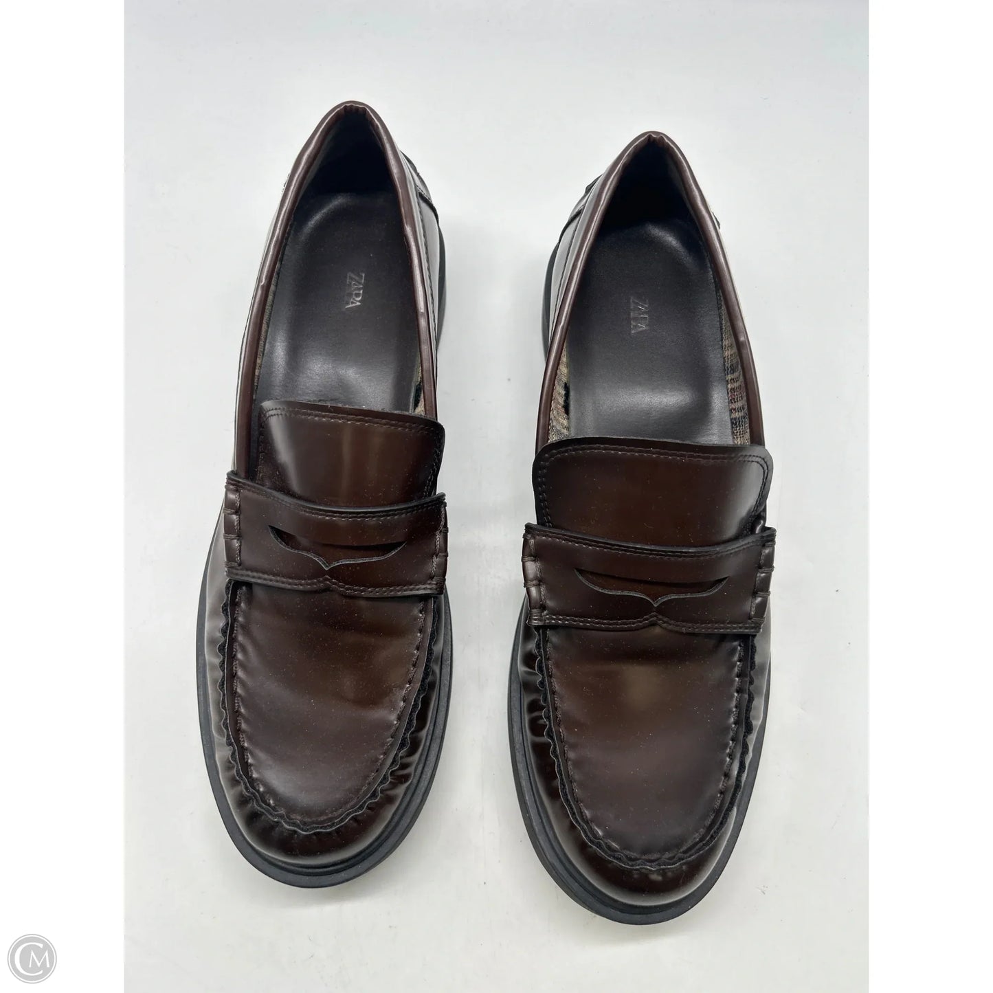 Shoes Flats By Zara In Brown, Size: 10