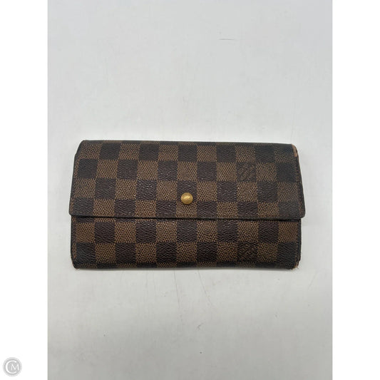Wallet Luxury Designer By Louis Vuitton, Size: Large
