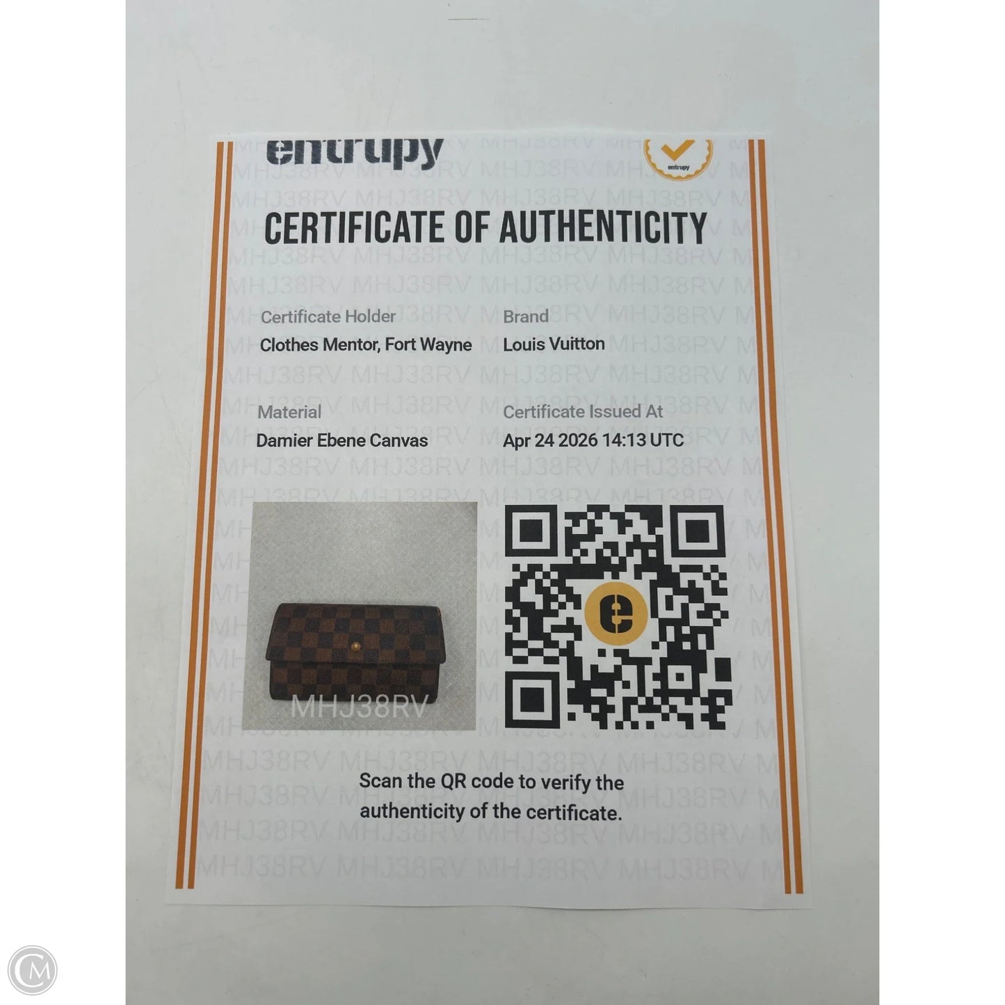 Wallet Luxury Designer By Louis Vuitton, Size: Large