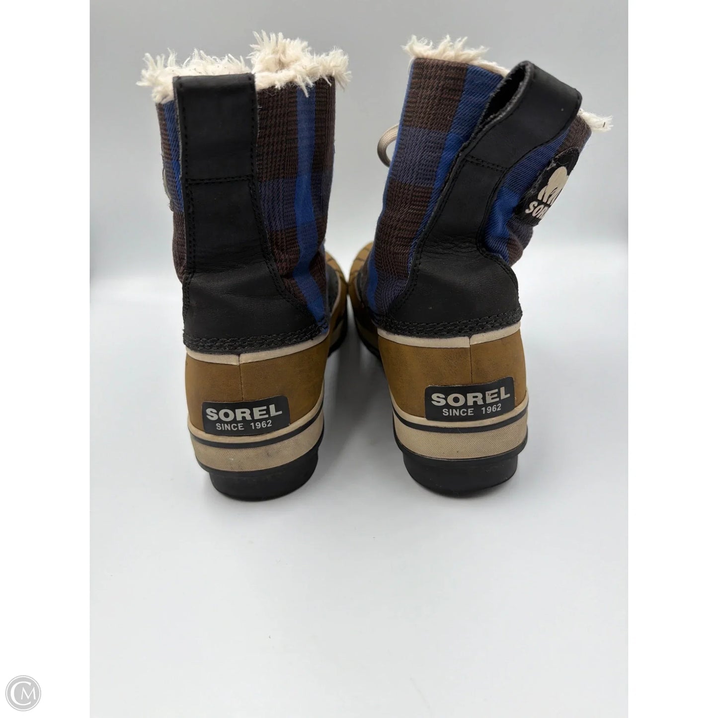 Boots Ankle Heels By Sorel In Brown, Size: 10