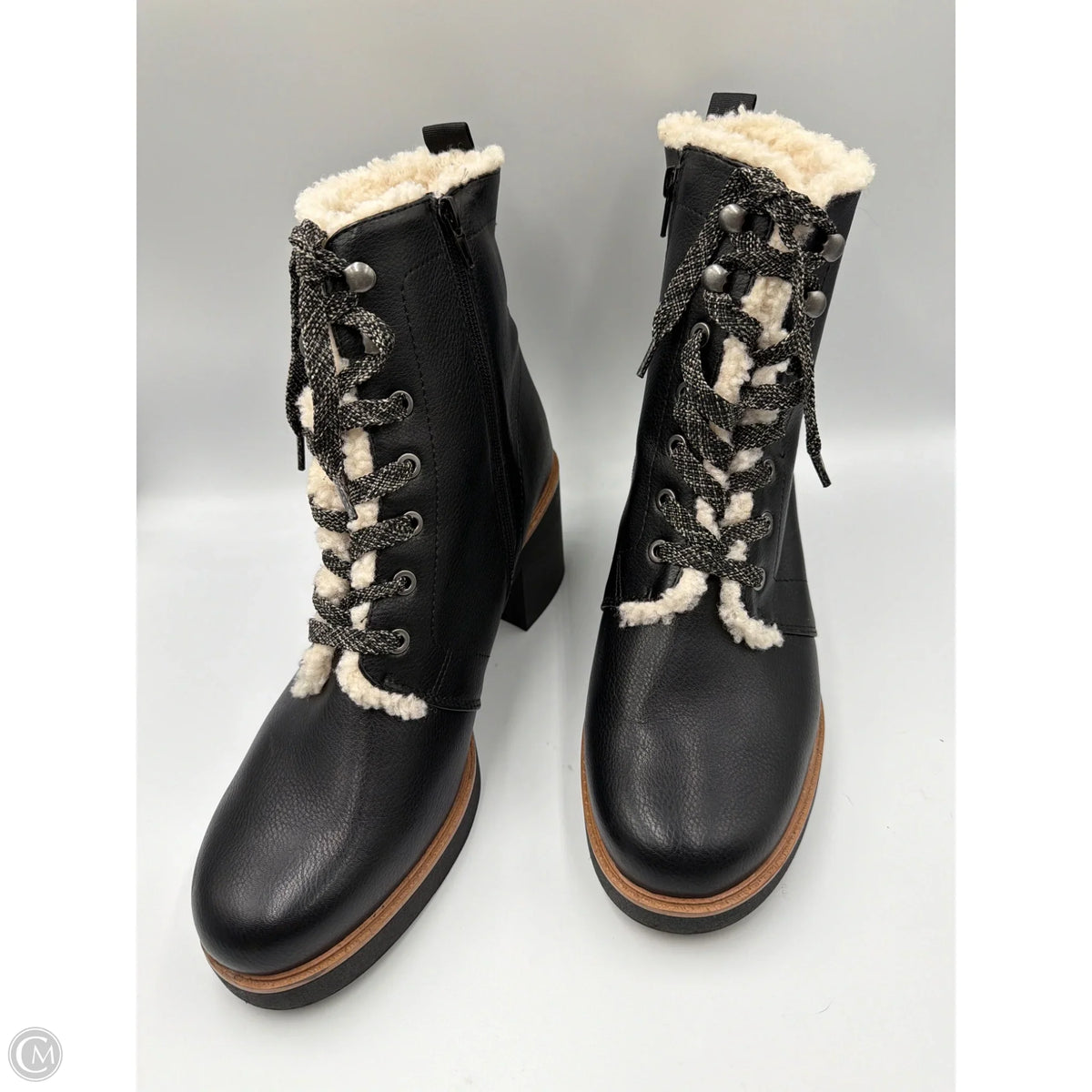 Boots Ankle Heels By Life Stride In Black, Size: 10