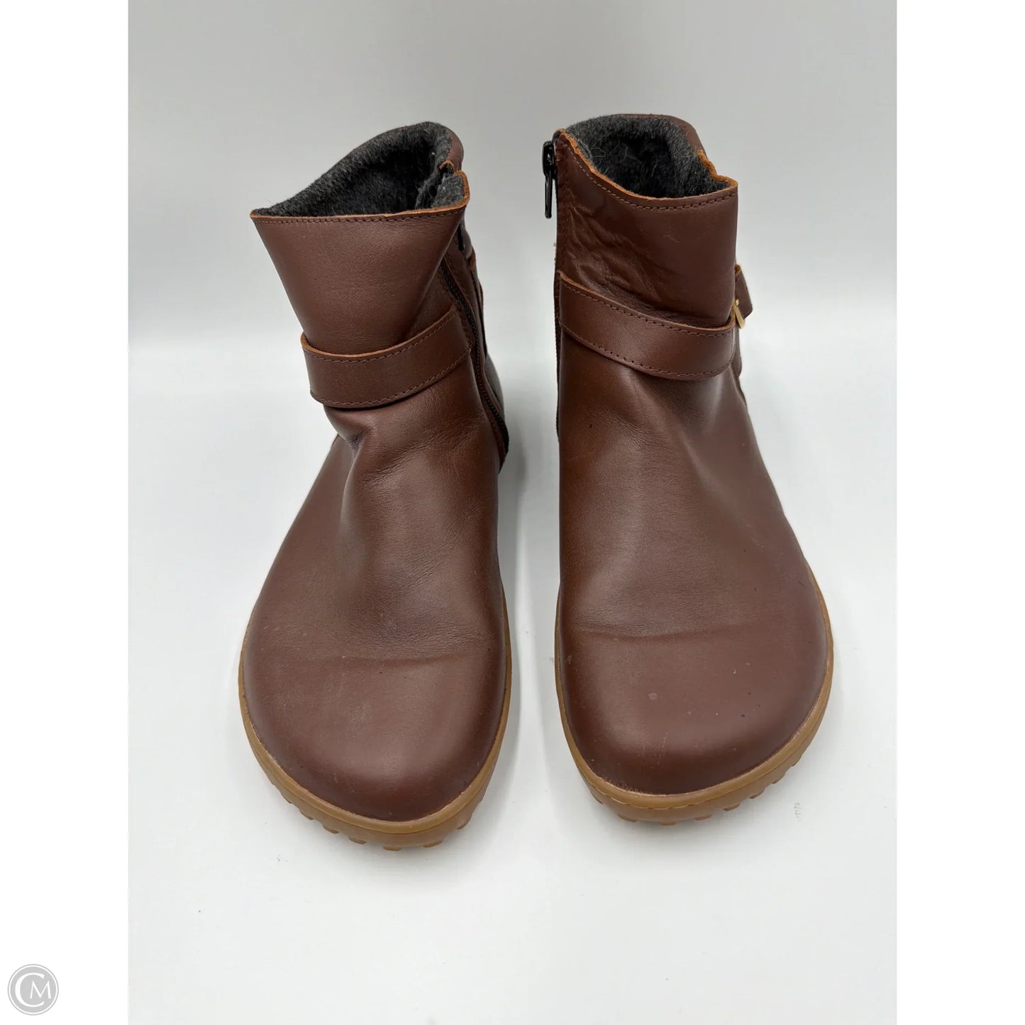 Boots Ankle Flats By Cmb In Brown, Size: 7