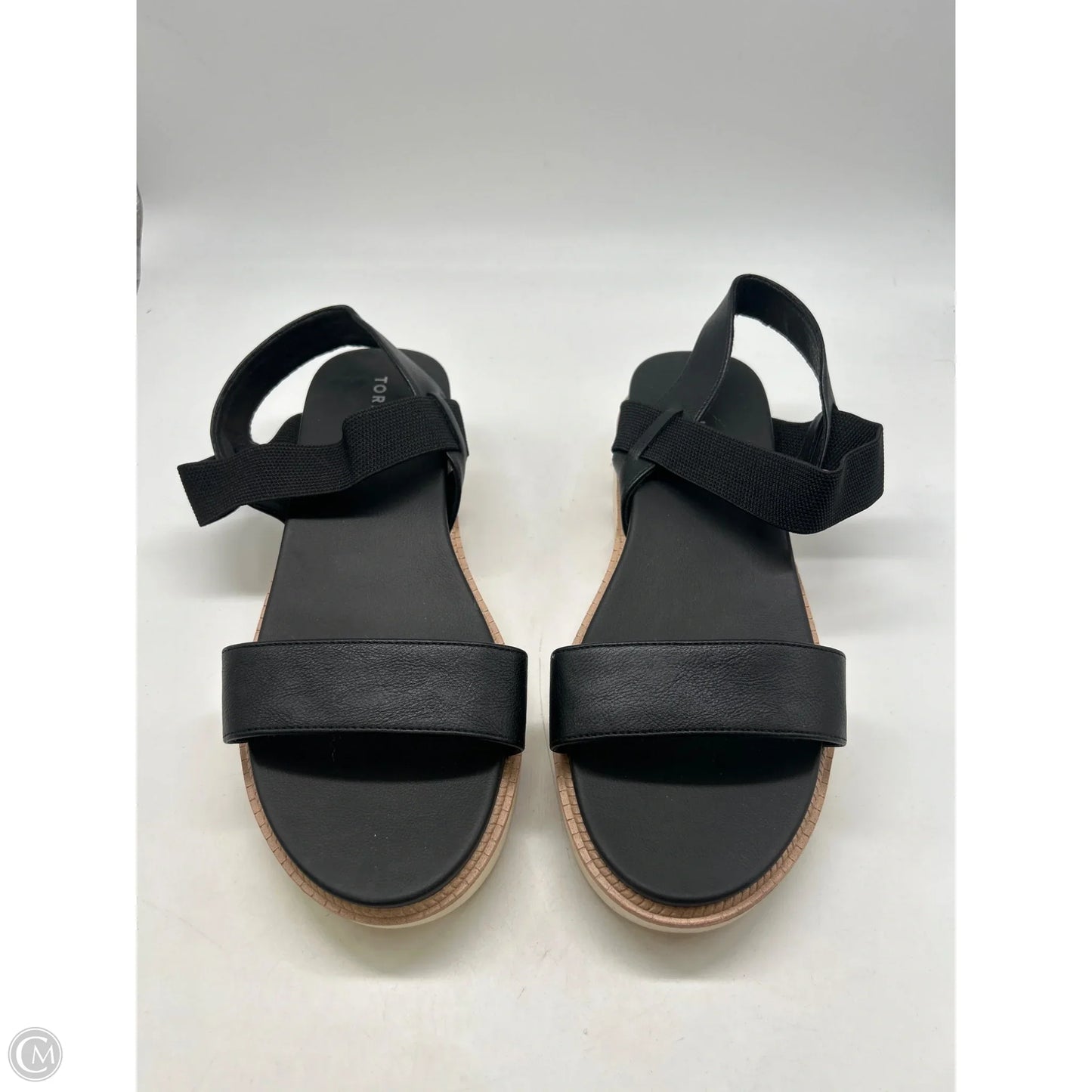 Sandals Heels Platform By Torrid In Black, Size: 12