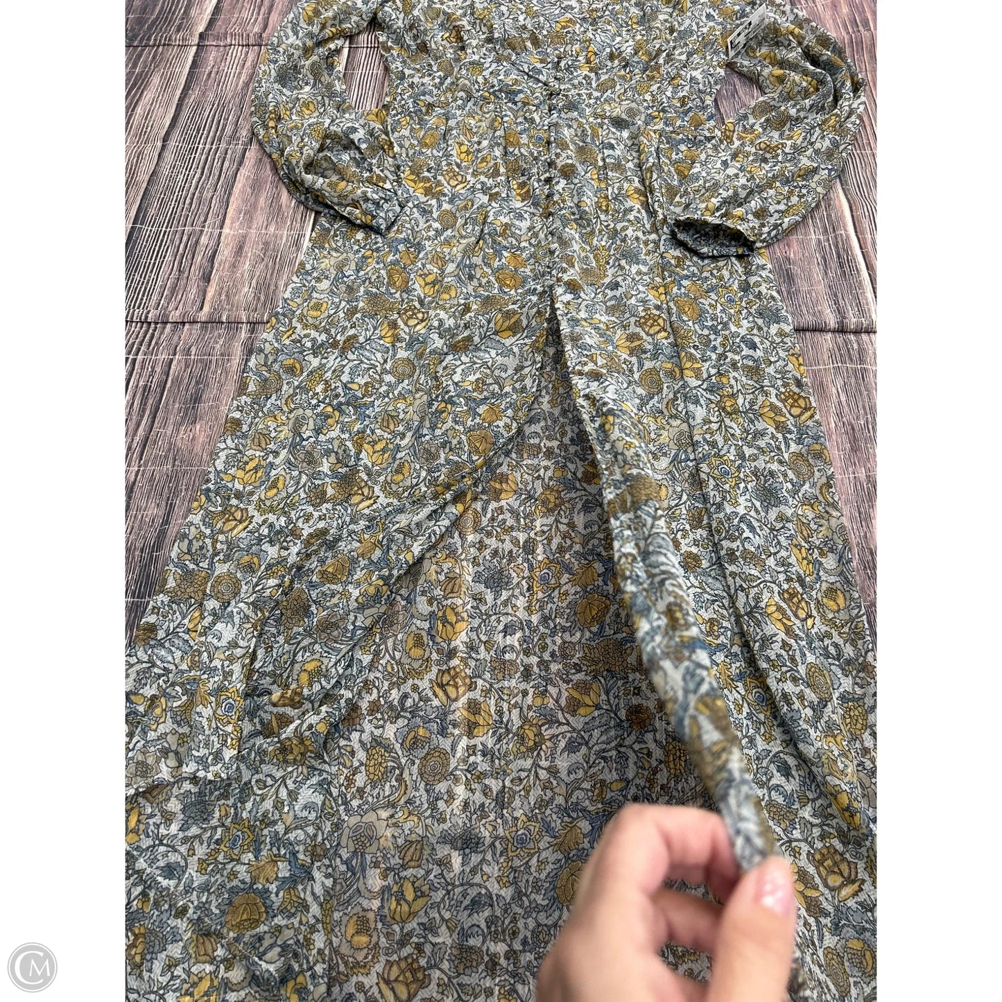 Dress Casual Maxi By Free People In Floral Print, Size: M