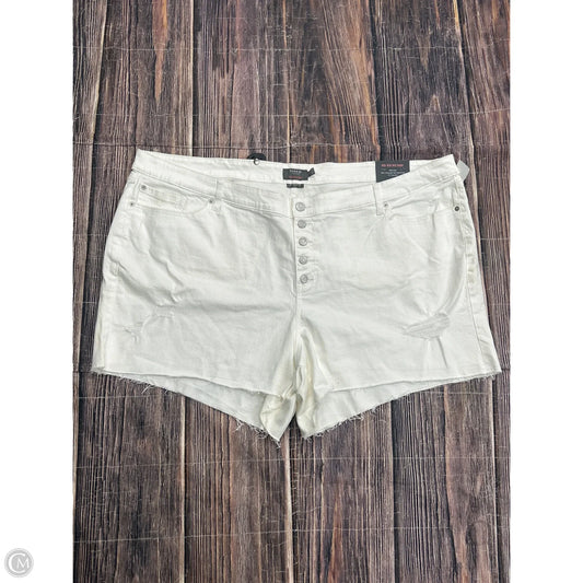 Shorts By Torrid In White Denim, Size: 30