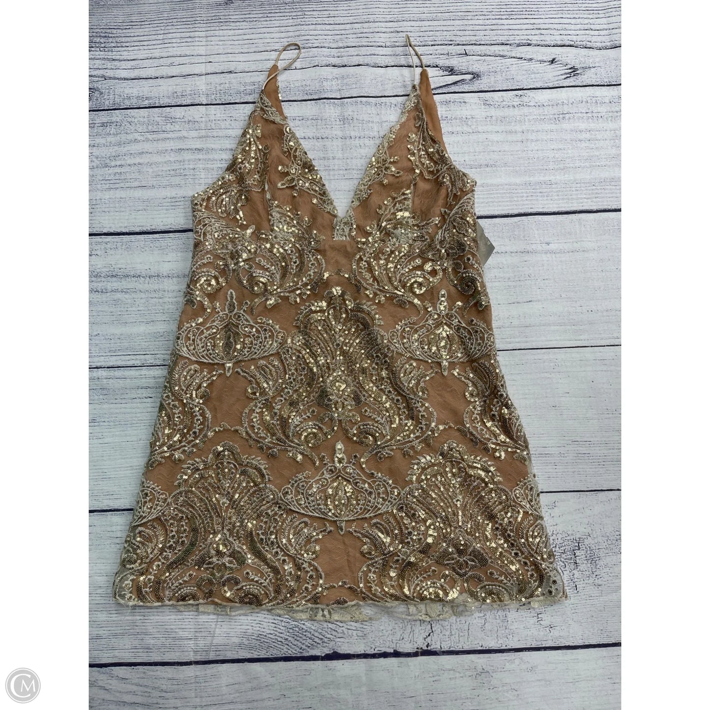 Dress Party Short By Free People In Gold, Size: 12