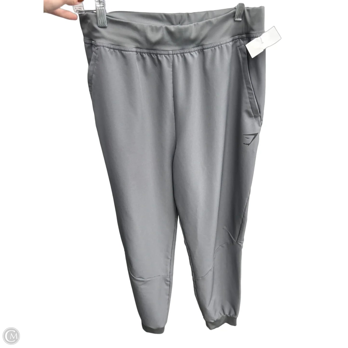 Athletic Pants By Gym Shark In Grey, Size: M