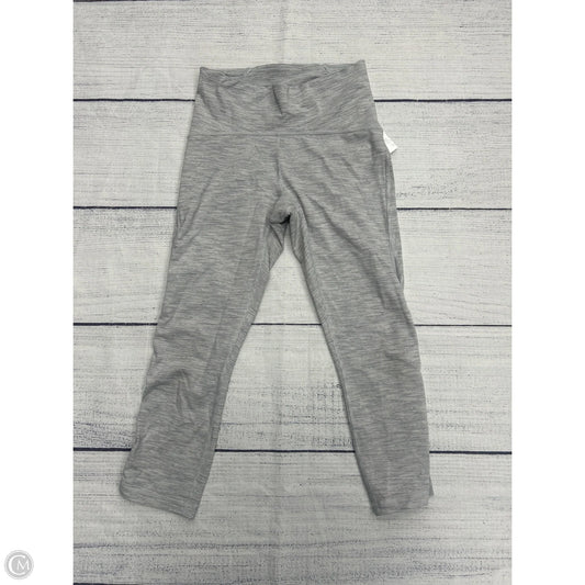 Athletic Leggings Capris By Lululemon In Grey, Size: 6