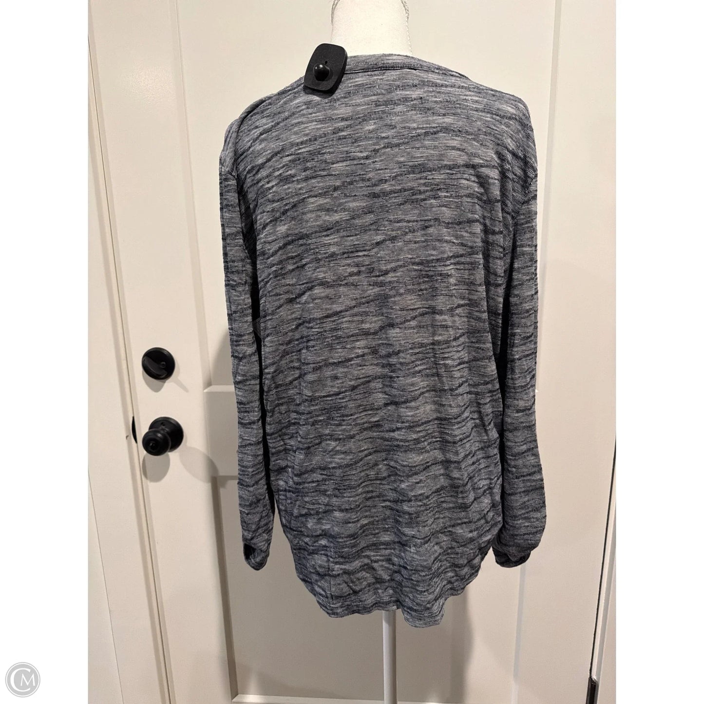 Top Long Sleeve By Christopher And Banks In Blue, Size: Xl