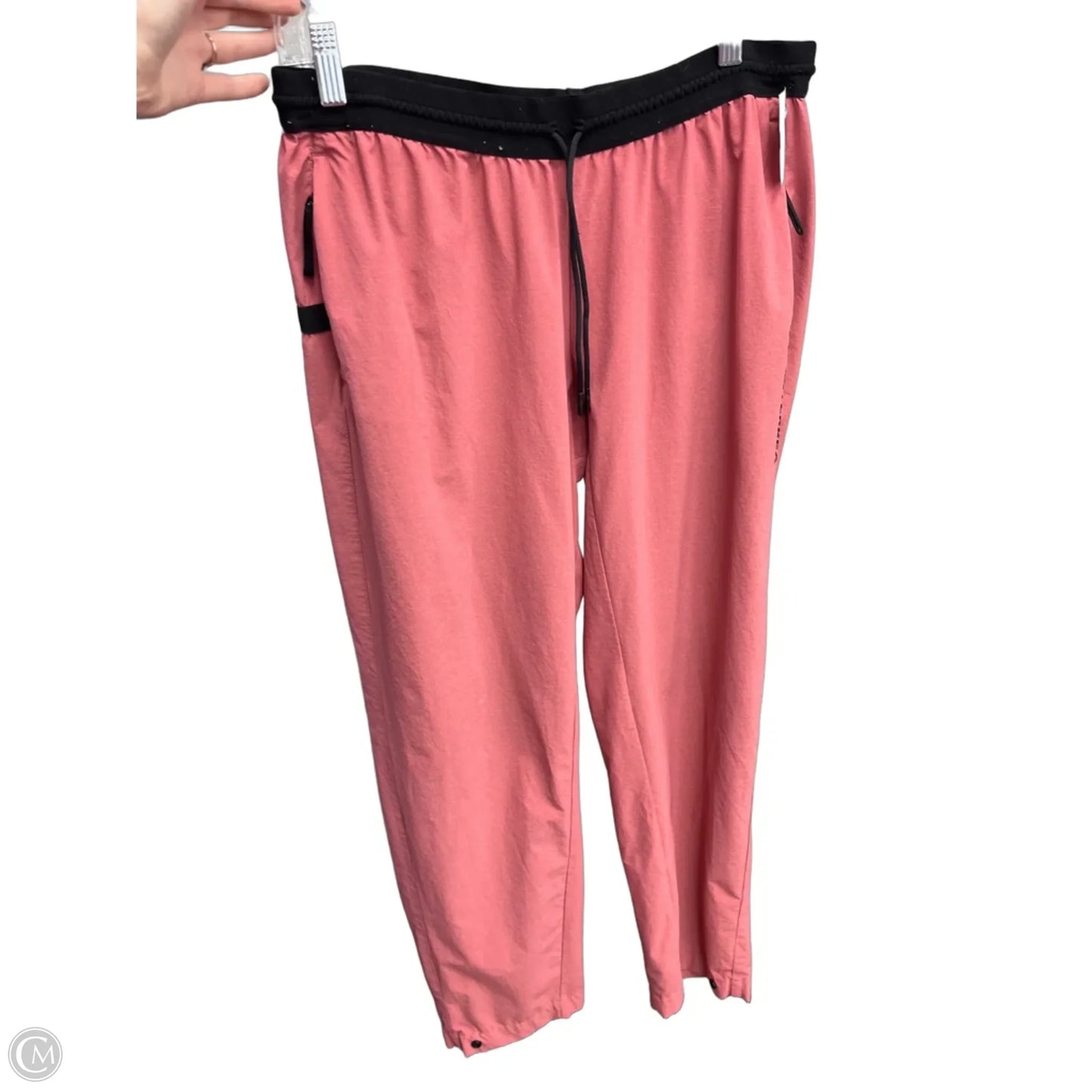 Athletic Pants By Adidas In Pink, Size: L