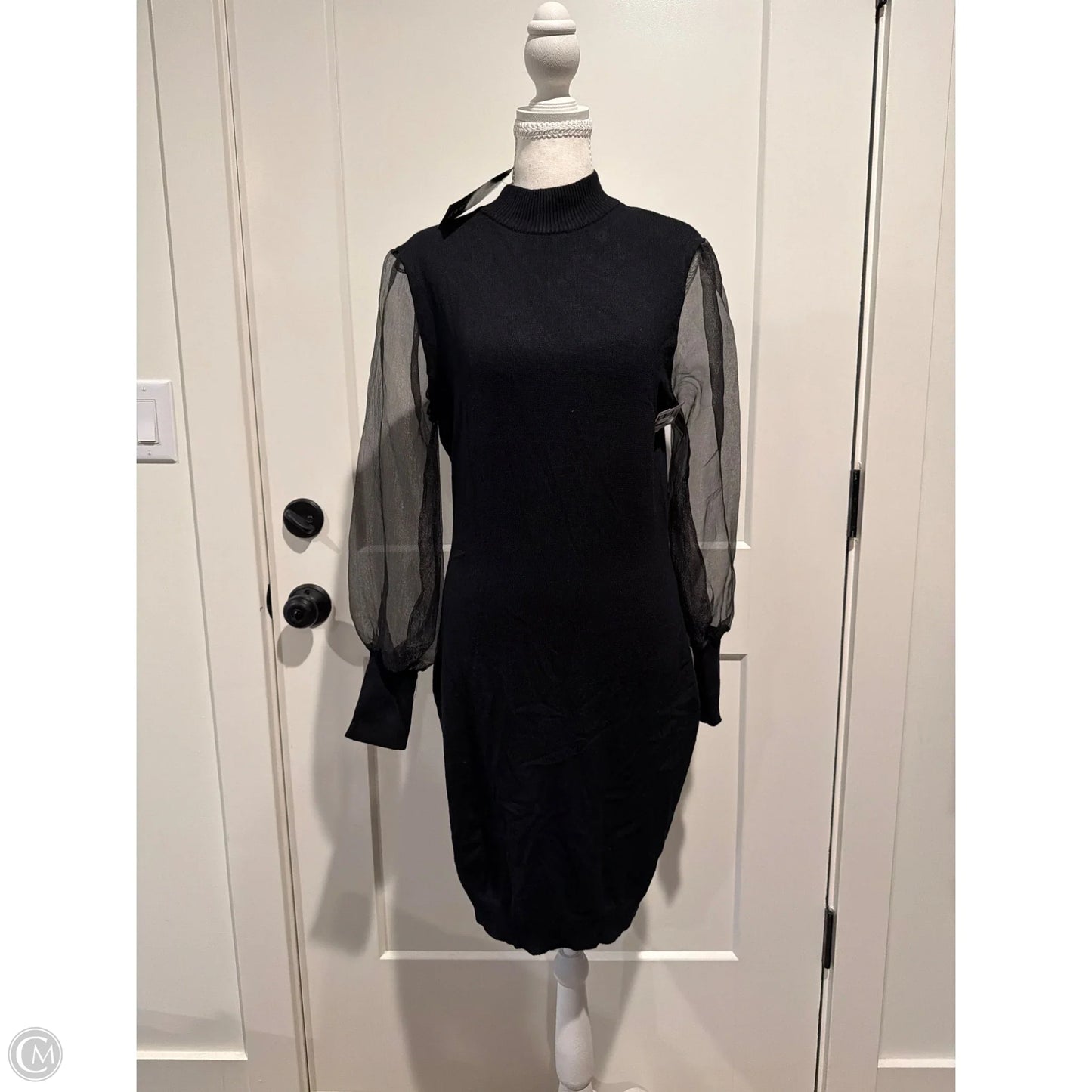 Dress Sweater By Say What In Black, Size: L