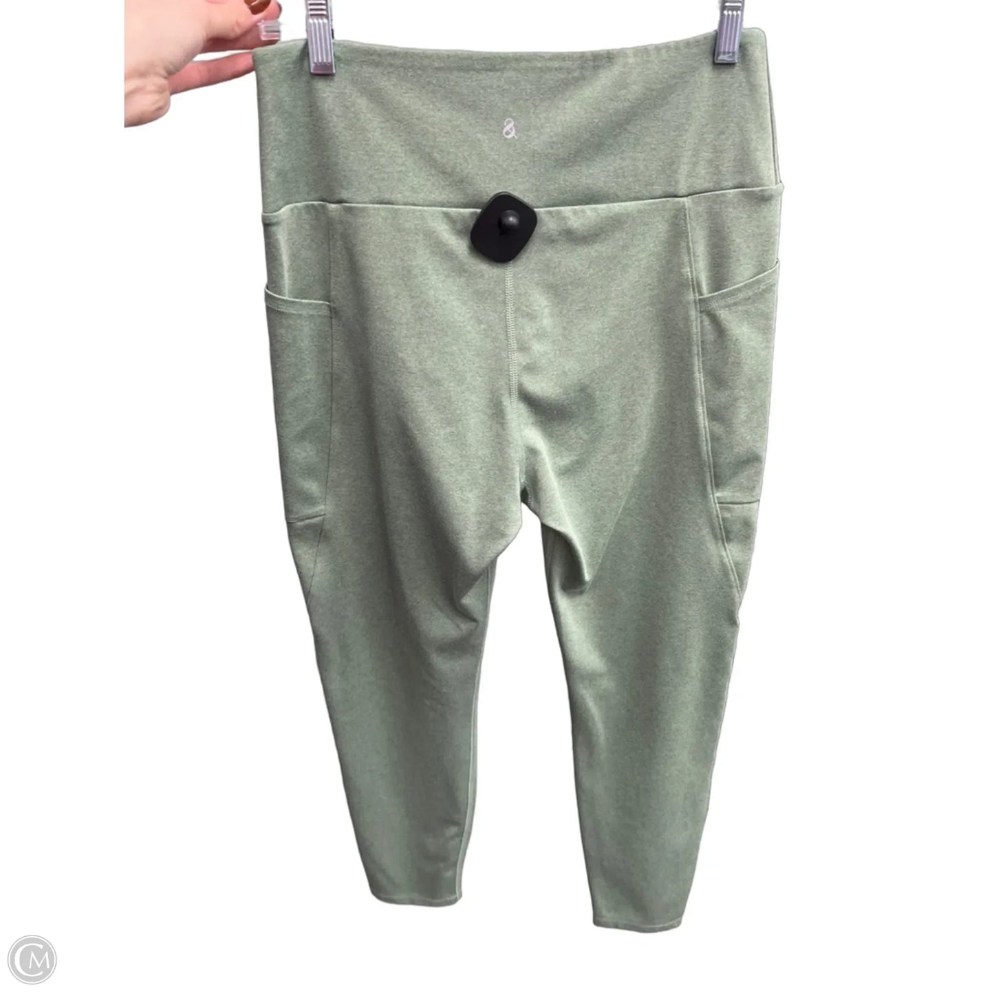 Athletic Leggings By Lou And Grey In Green, Size: L