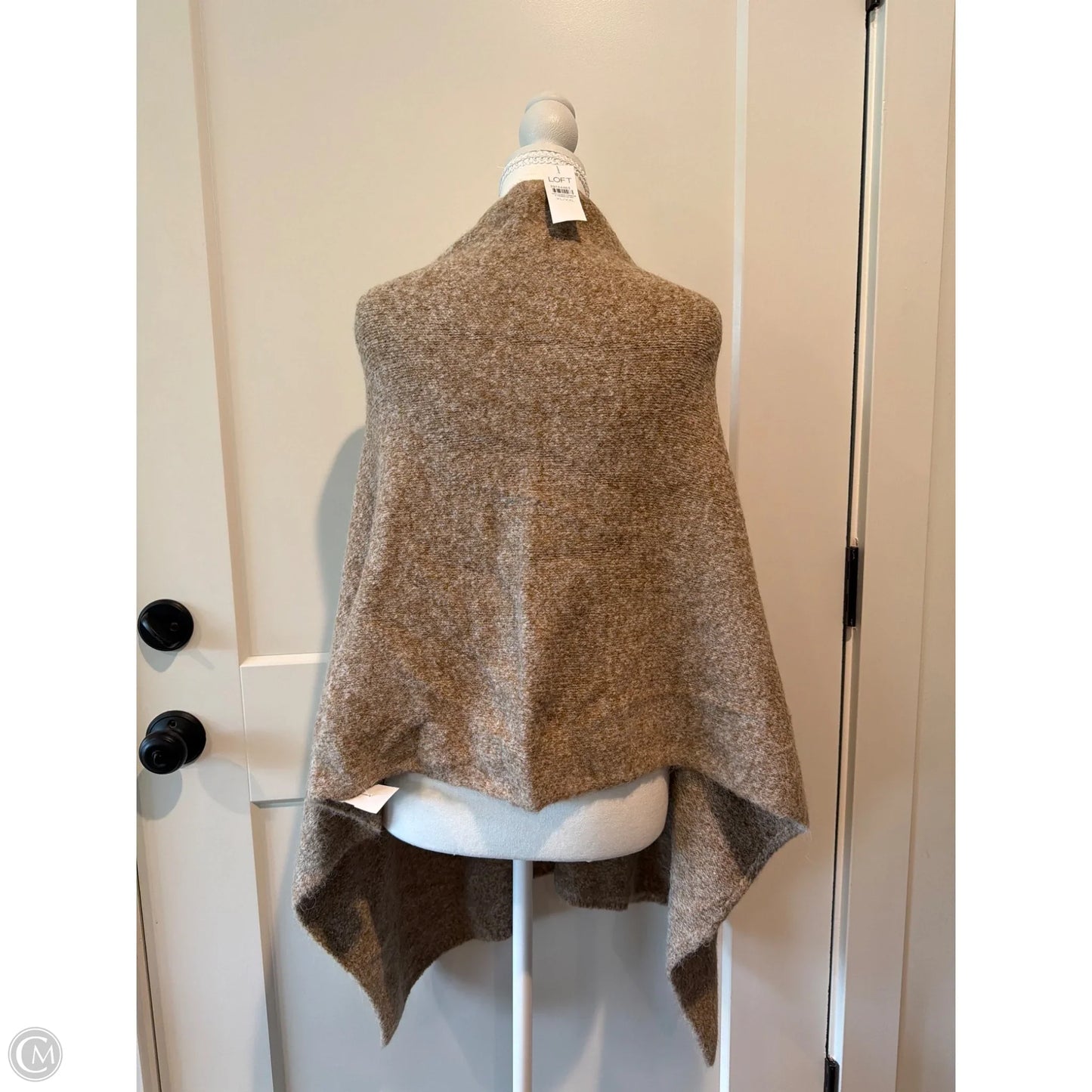 Shawl By Loft In Brown, Size: Xl