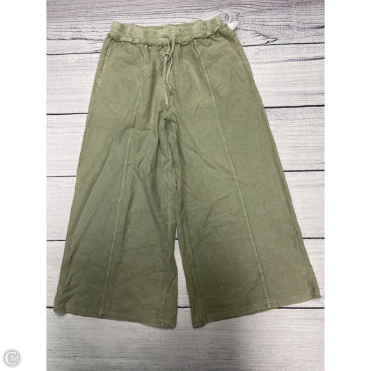 Pants Wide Leg By Easel In Green, Size: M