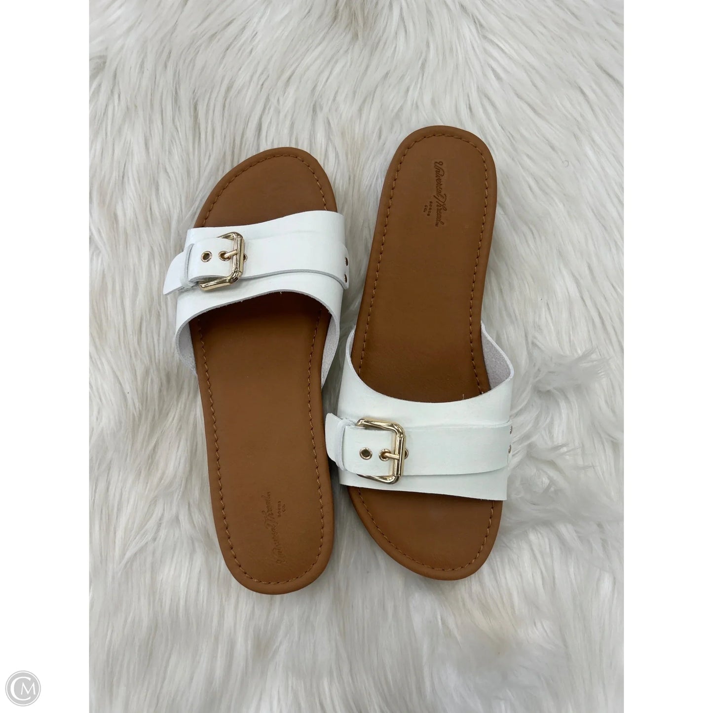 Sandals Flats By Universal Thread In White, Size: 9.5