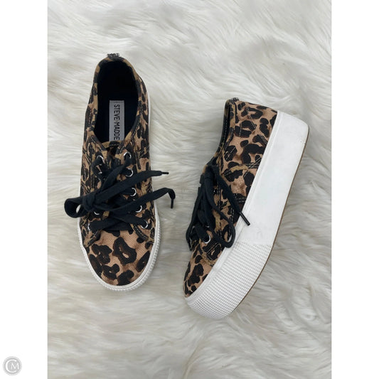 Shoes Sneakers By Steve Madden In Animal Print, Size: 6.5