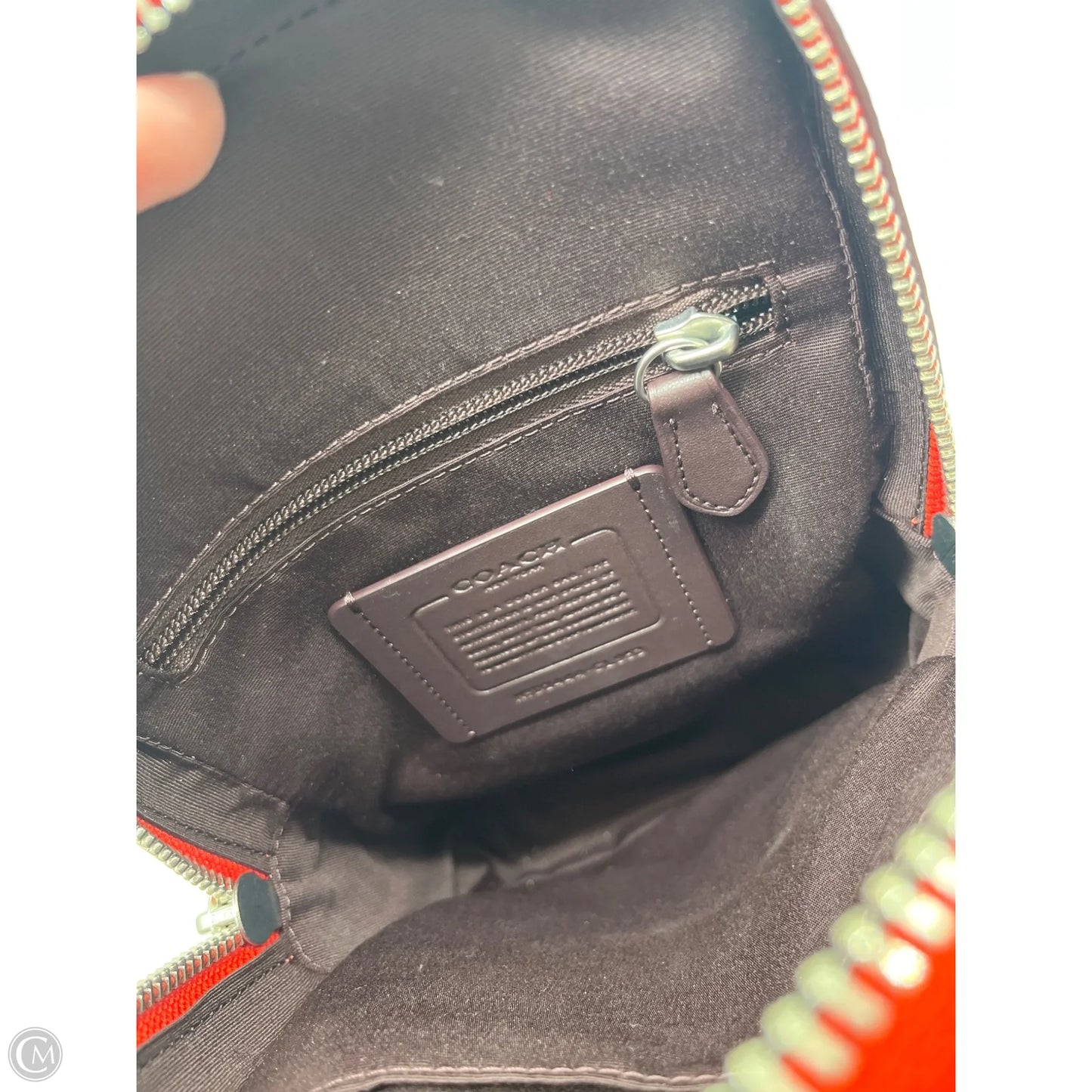 Crossbody Designer By Coach, Size: Medium