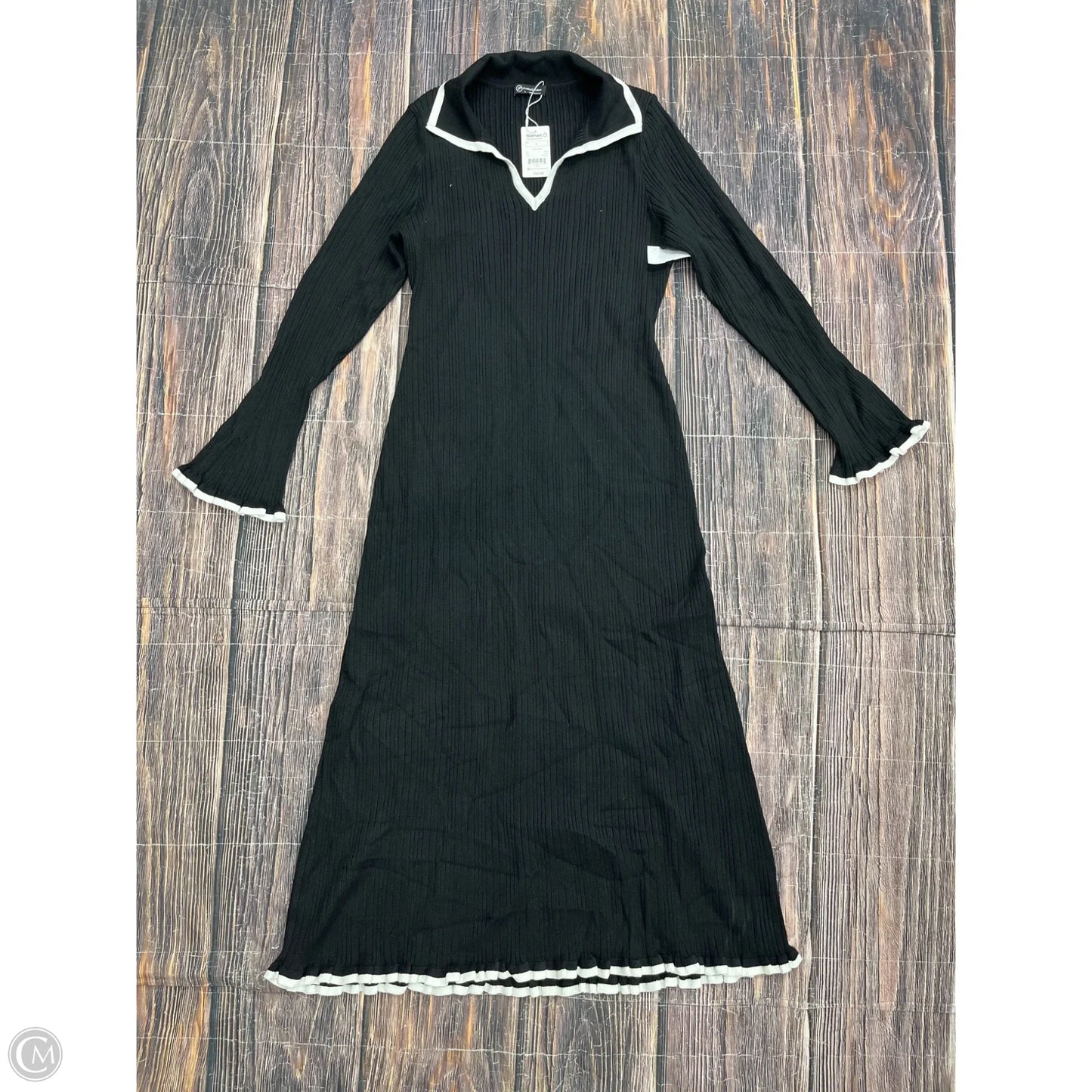 Dress Sweater By Prettygarden In Black, Size: L
