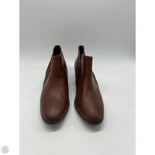 Boots Ankle Heels By Lc Lauren Conrad In Brown, Size: 8