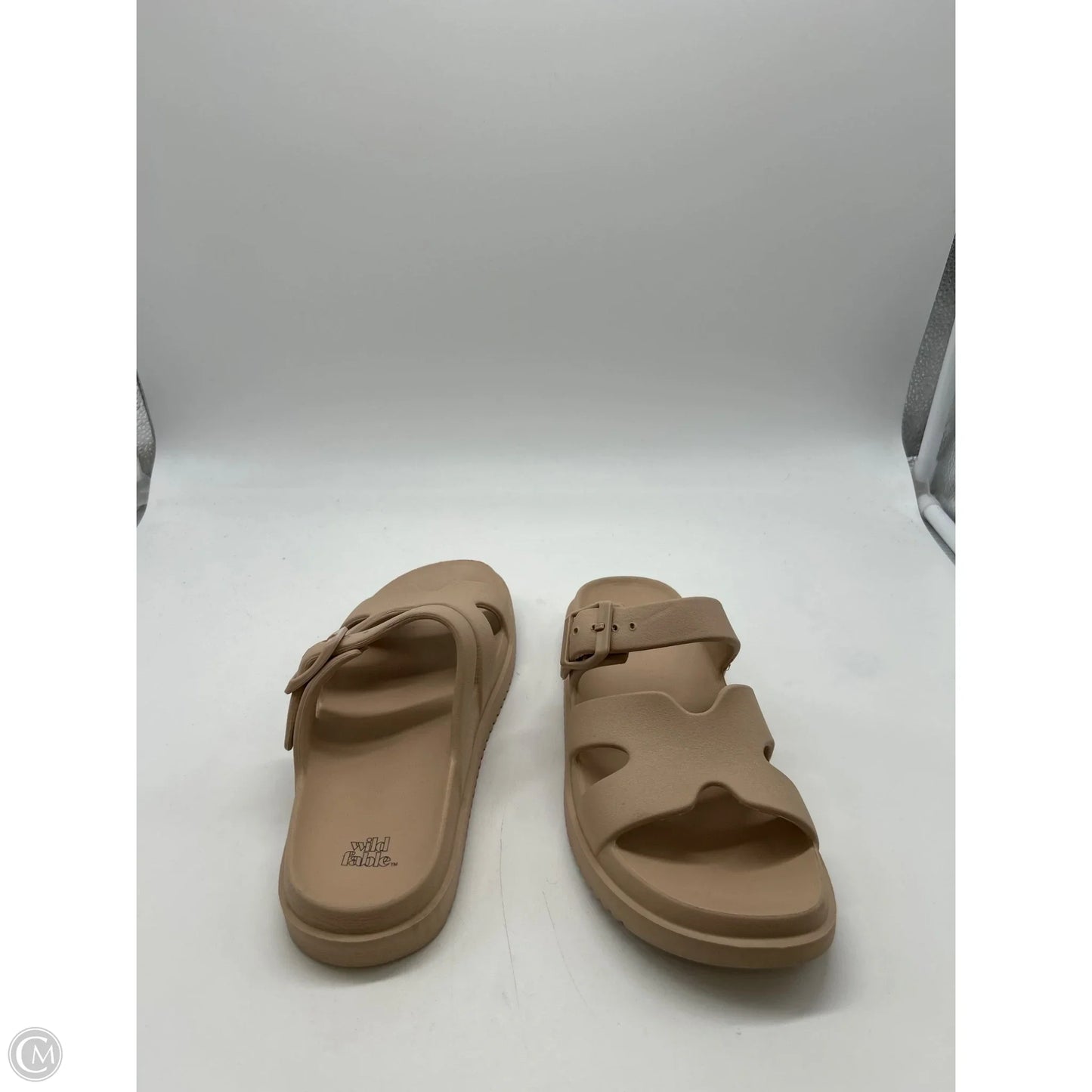 Sandals Flats By Wild Fable In Tan, Size: 6