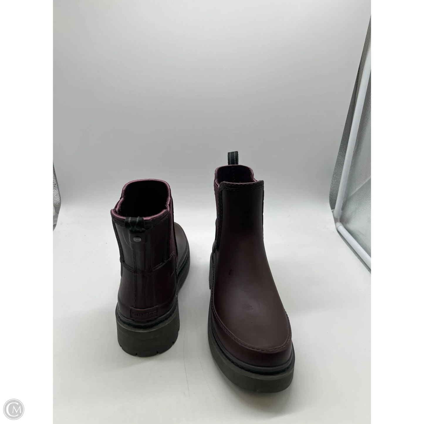 Boots Rain By Hunter In Purple, Size: 7
