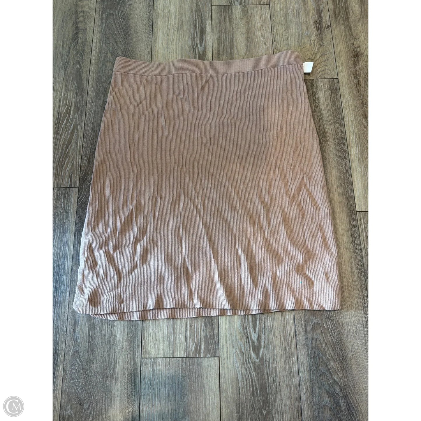 Skirt Midi By Ava & Viv In Brown, Size: 2x