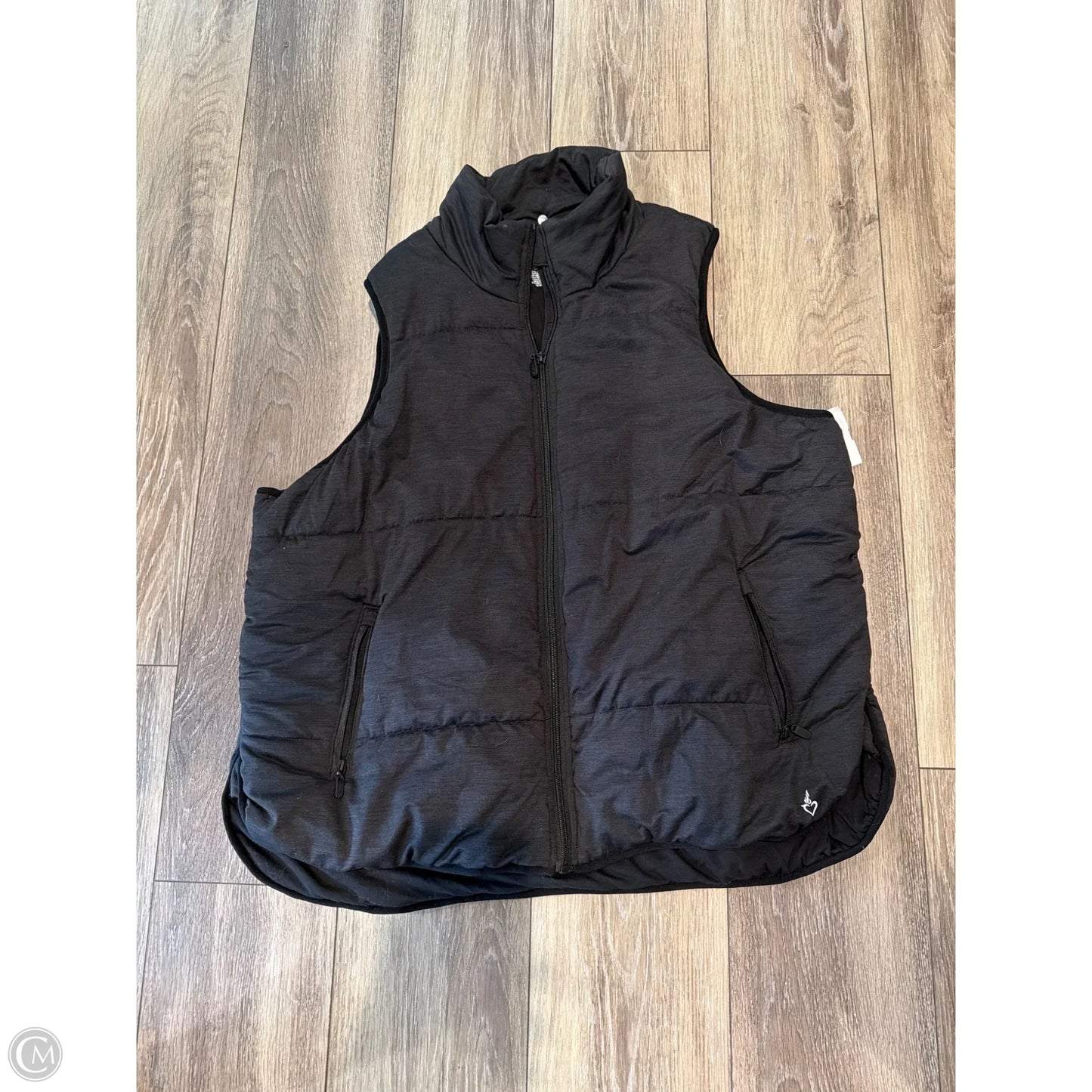 Vest Puffer & Quilted By Torrid In Black, Size: 2x