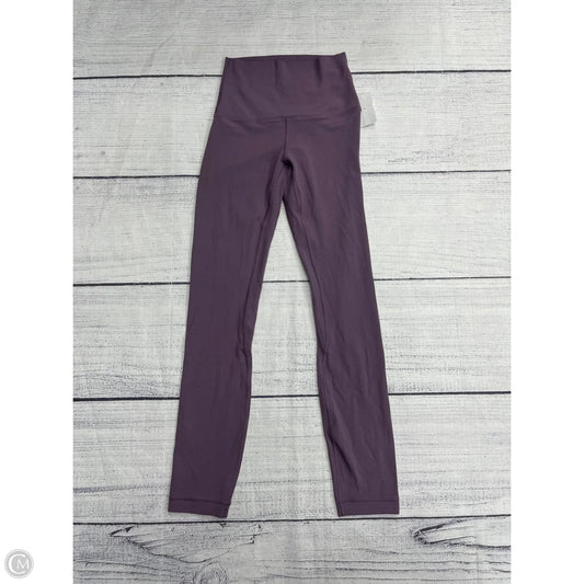 Athletic Leggings By Lululemon In Purple, Size: 2