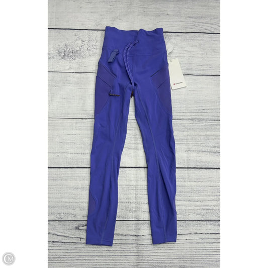 Athletic Leggings By Lululemon In Purple, Size: 2