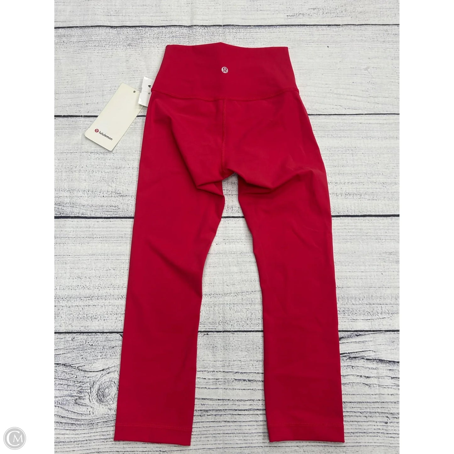 Athletic Leggings Capris By Lululemon In Pink, Size: 2