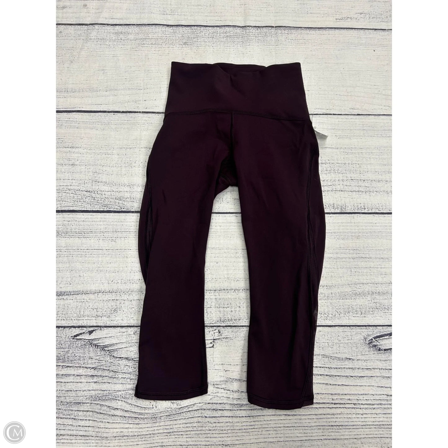 Athletic Leggings Capris By Lululemon In Purple, Size: 2