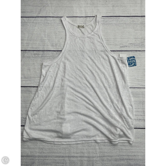 Tank Top By Free People In White, Size: L