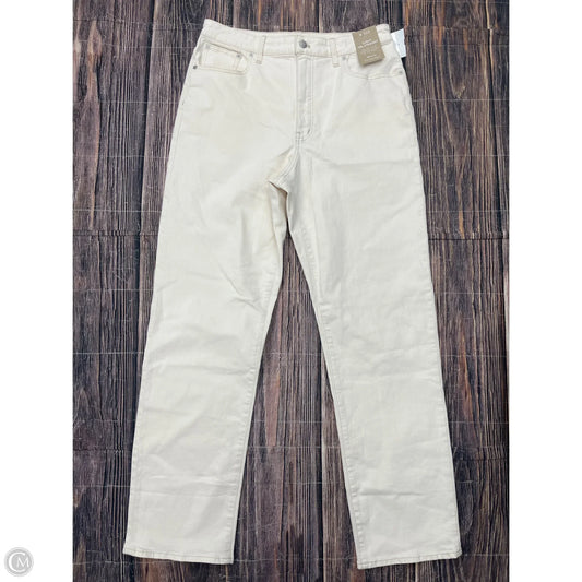 Jeans Straight By Madewell In Cream, Size: 14l