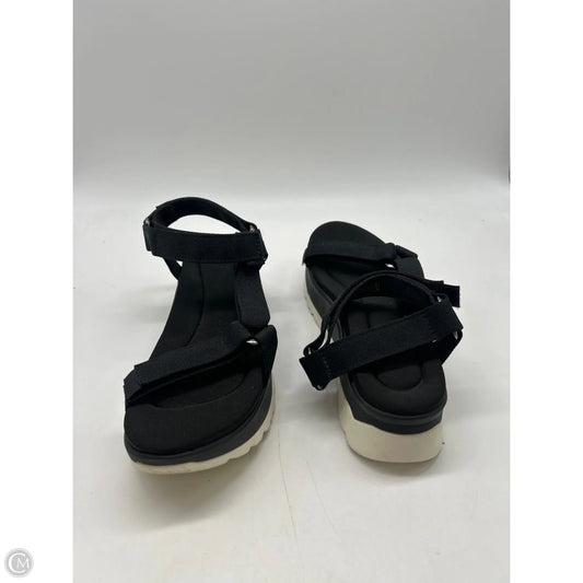 Sandals Heels Platform By Teva In Black, Size: 7