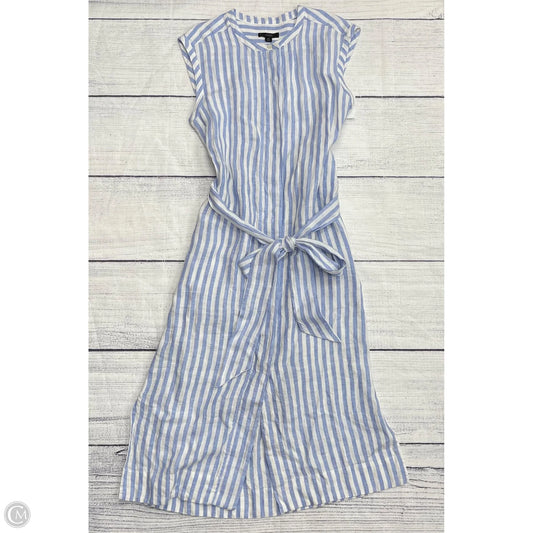 Dress Casual Midi By J. Crew In Striped Pattern, Size: Xs