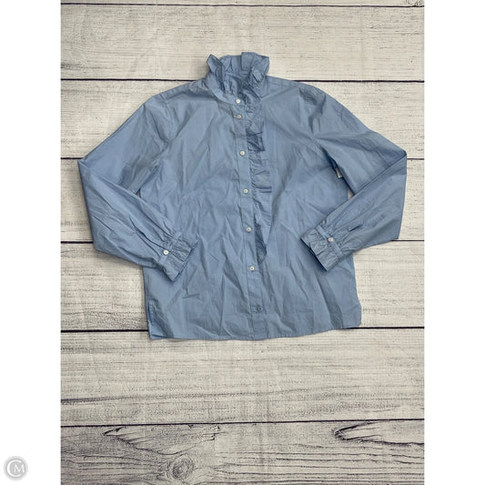 Top Long Sleeve By J. Crew In Blue, Size: 0