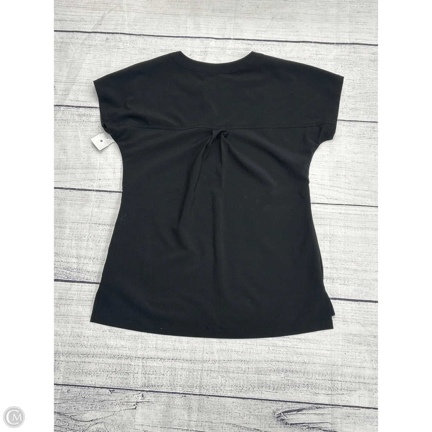 Top Short Sleeve By Epic In Black, Size: Xxs