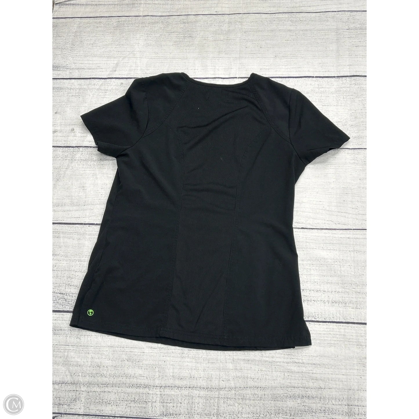 Top Short Sleeve By Clothes Mentor In Black, Size: S