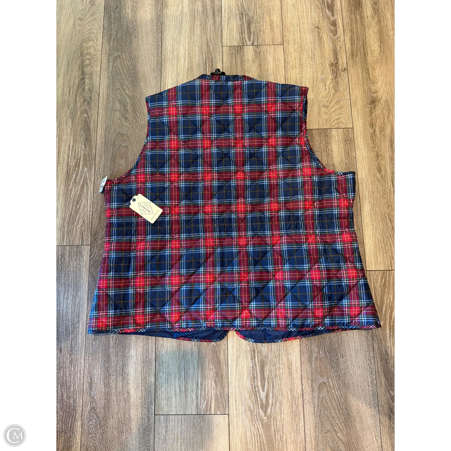 Vest Puffer & Quilted By St Johns Bay In Blue, Size: 2x