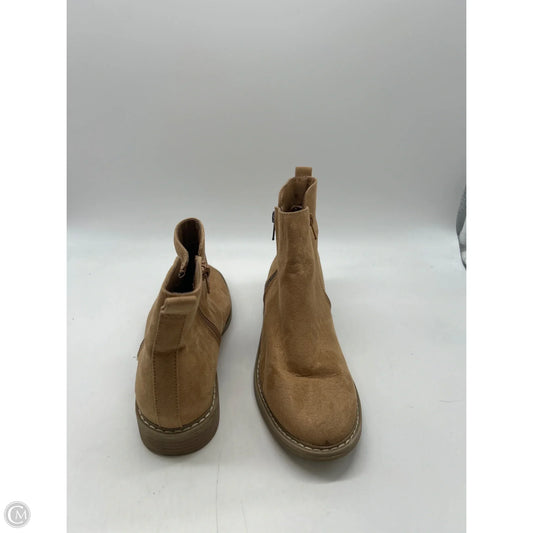 Boots Ankle Flats By Universal Thread In Brown, Size: 6.5