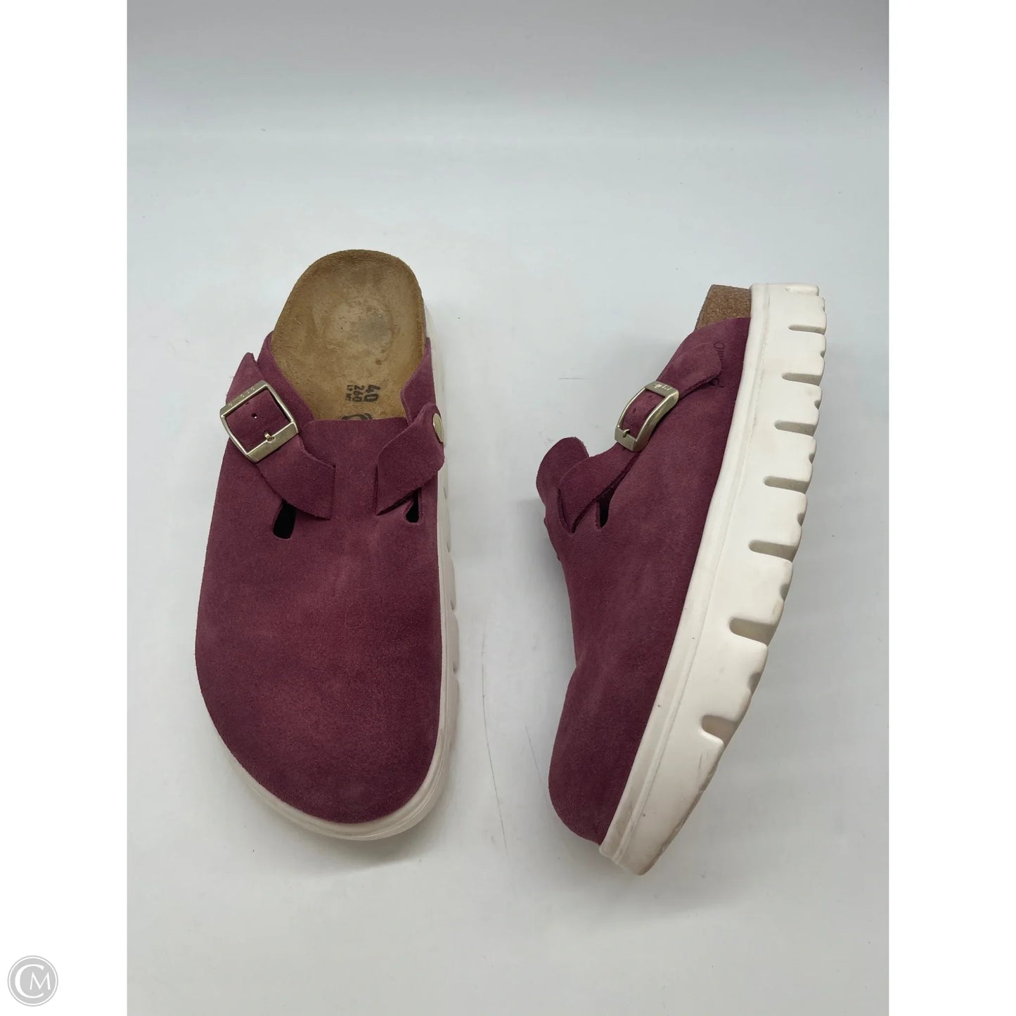 Shoes Heels Platform By Birkenstock In Purple, Size: 9