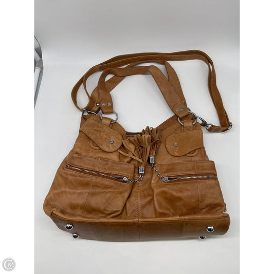 Crossbody Leather By Cmc, Size: Medium