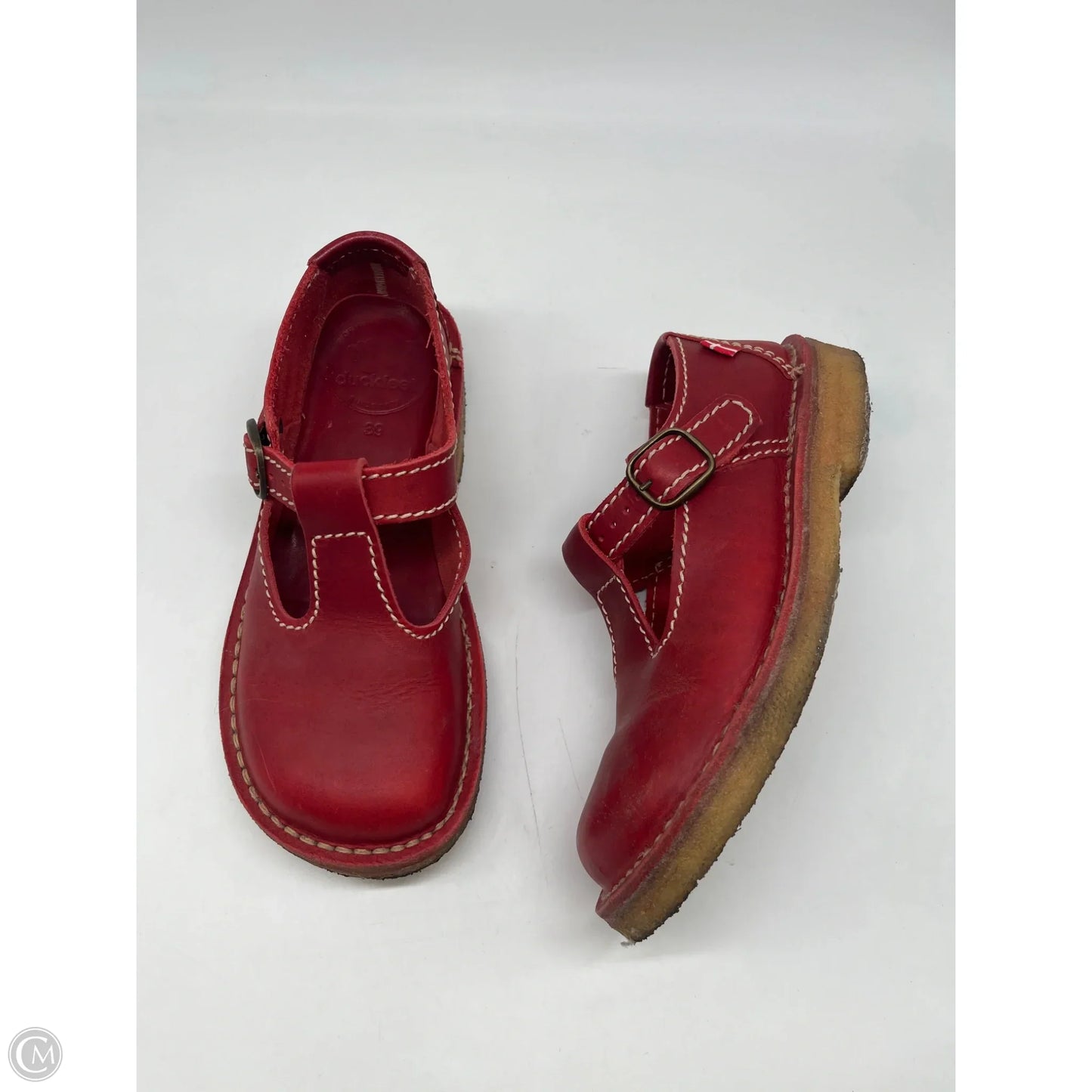 Shoes Flats By Clothes Mentor In Red, Size: 9