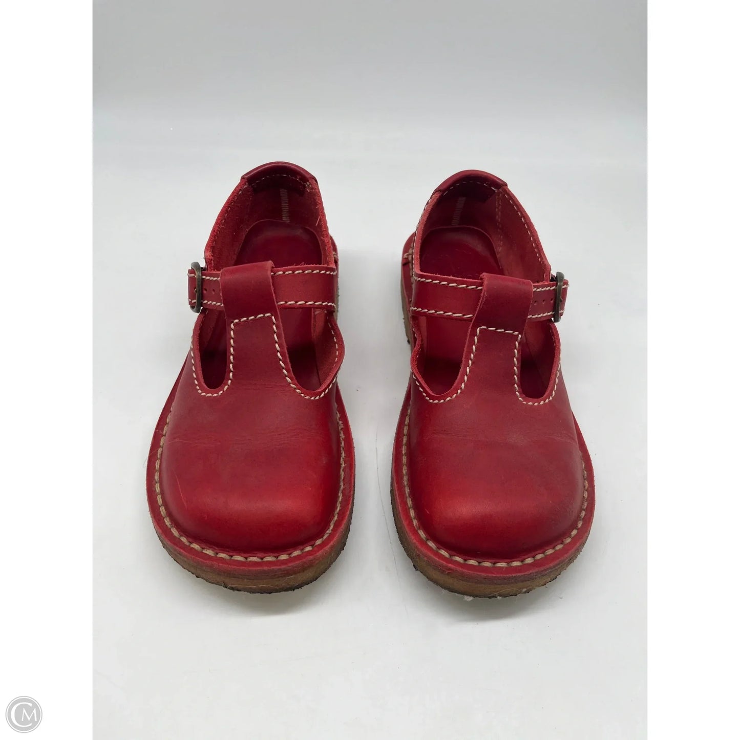 Shoes Flats By Clothes Mentor In Red, Size: 9