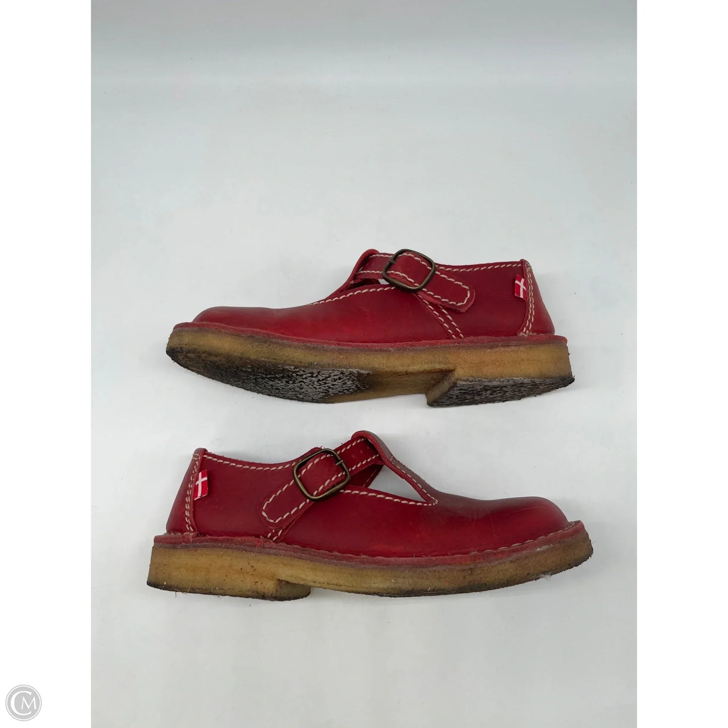 Shoes Flats By Clothes Mentor In Red, Size: 9