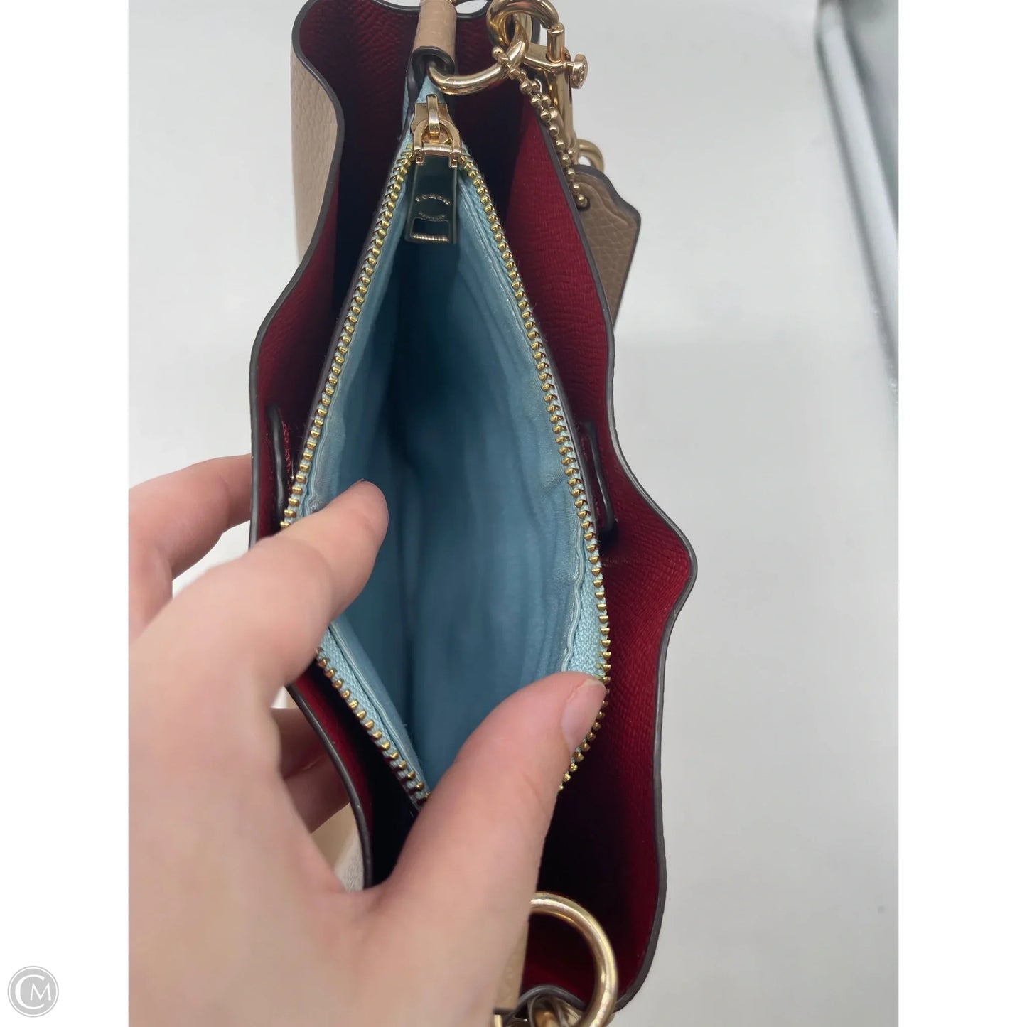 Handbag Designer By Coach, Size: Small