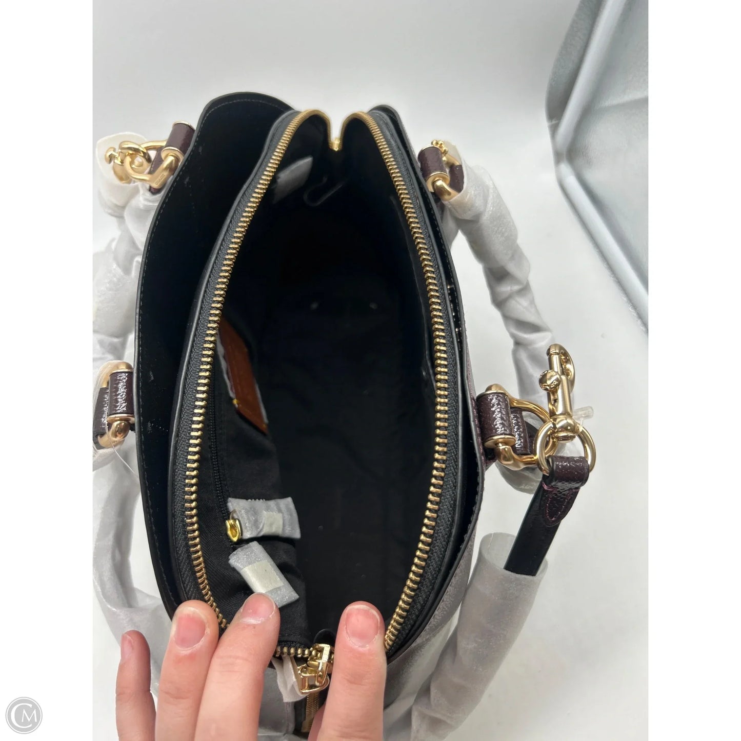 Crossbody Designer By Coach, Size: Medium