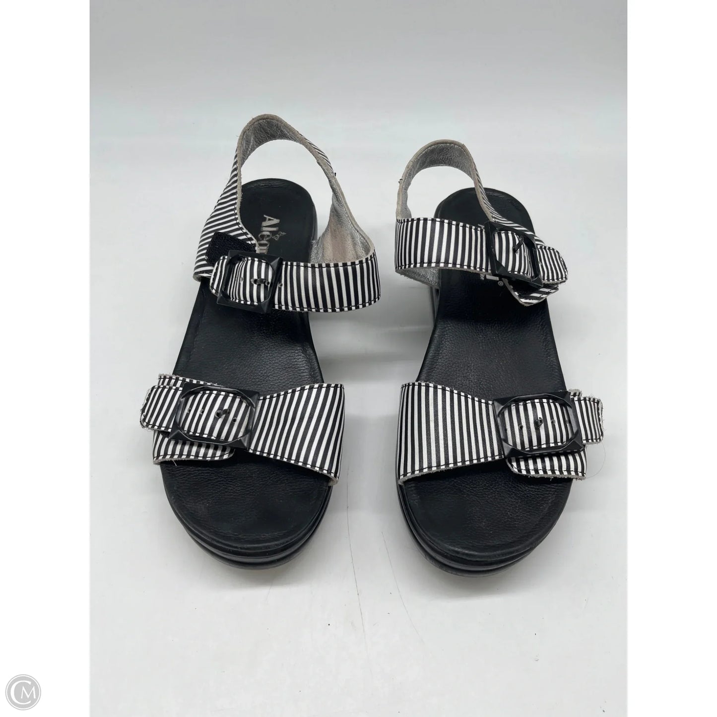 Sandals Heels Wedge By Alegria In Black, Size: 10