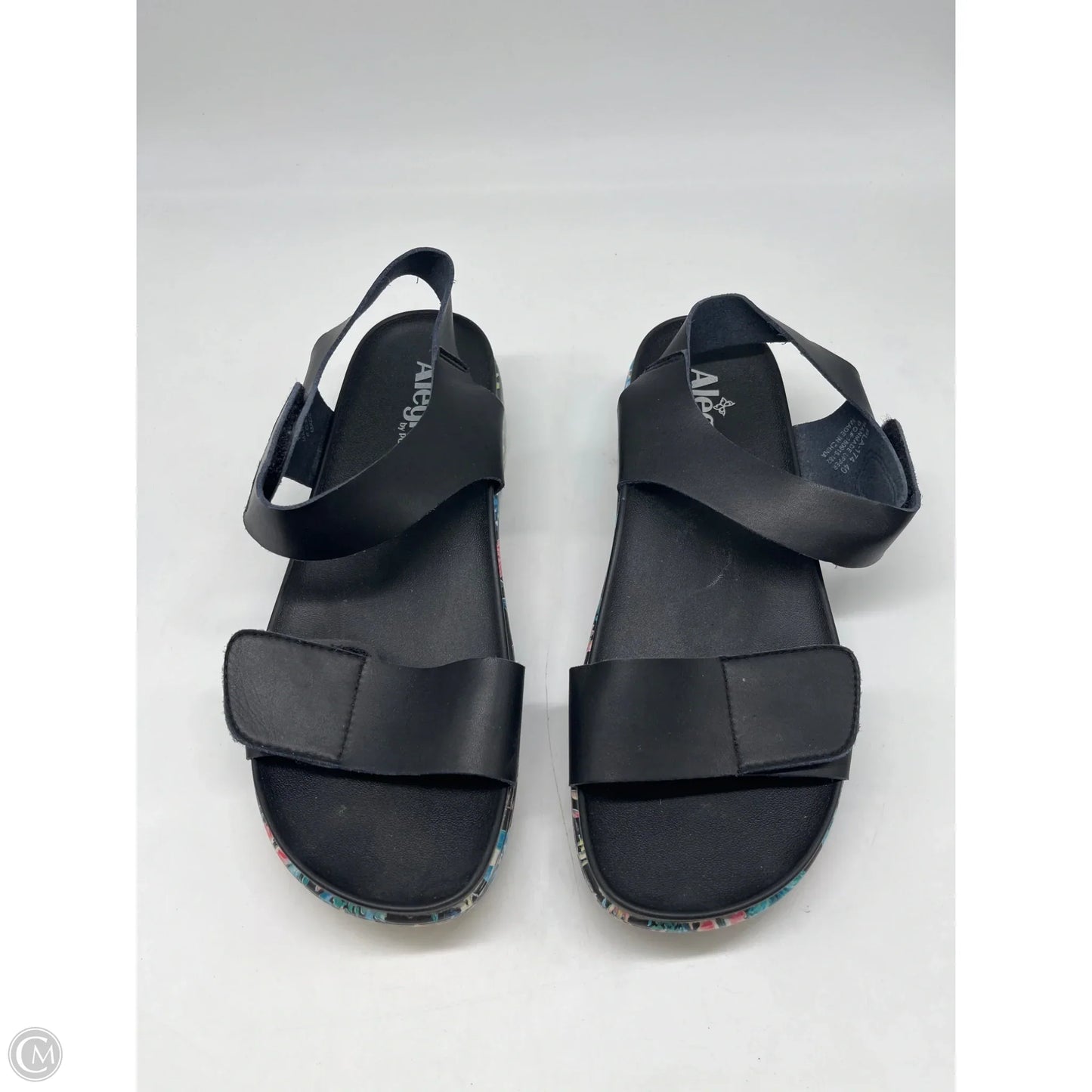 Sandals Heels Platform By Alegria In Black, Size: 10